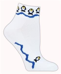 Red Lion Penguin Parade High Tech 1/4 Crew Socks