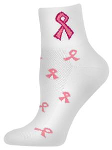 Red Lion Ribbon High Tech 1/4 Crew Socks