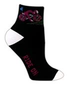Red Lion Cyclist-Ride On High Tech 1/4 Crew Socks Red Lion Cyclist-Ride On High Tech 1/4 Crew Socks