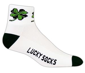 Red Lion Four Leaf Clover High Tech 1/4 Crew Socks