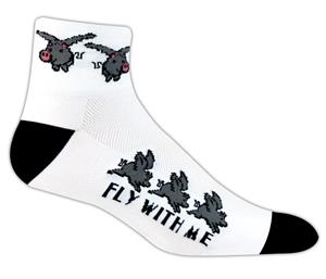 Red Lion Flying Pig High Tech 1/4 Crew Socks