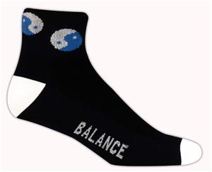Red Lion Yin Yang High Tech 1/4 Crew Socks