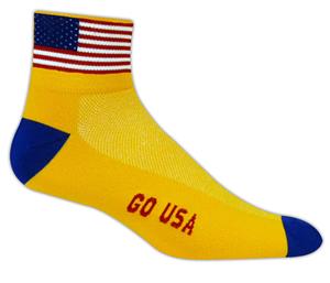Red Lion Go USA High Tech 1/4 Crew Socks