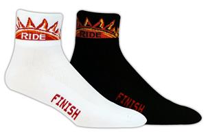 Red Lion Sun Ride-Finish High Tech 1/4 Crew Socks