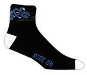 Red Lion Cyclist-Ride On High Tech 1/4 Crew Socks Red Lion Cyclist-Ride On High Tech 1/4 Crew Socks