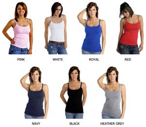 In Your Face Apparel Junior Spaghetti Strap Tanks