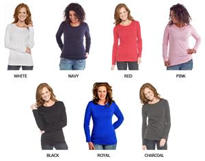In Your Face Apparel Misses Long Sleeve Shirts
