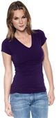 In Your Face Apparel Jr V-Neck Cap Sleeve Shirts In Your Face Apparel Jr V-Neck Cap Sleeve Shirts