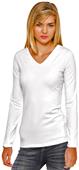 In Your Face Apparel Jr V-Neck Long Sleeve Shirts