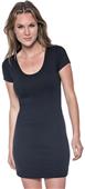 In Your Face Apparel Junior Reverse Scoop Dress