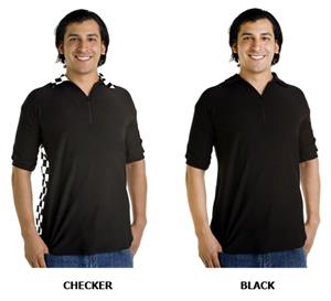 In Your Face Apparel Mens Zipper Racing Shirt