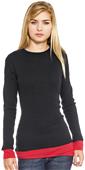 In Your Face Apparel Jr Layered Look Thermal Shirt