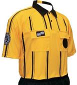 USSF Pro Soccer Referee Jerseys Gold -Striped USSF Pro Soccer Referee Jerseys Gold -Striped