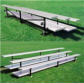 Tip N Roll Bleachers, 2 ROW No-Elev No Aisles
