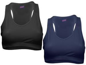 Soffe Juniors Solid Color Sports Bras