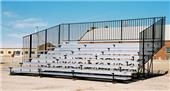 Bleachers, 2 ROW Non-Elevated No Aisles