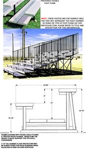 Bleachers, 2 ROW Non-Elevated No Aisles