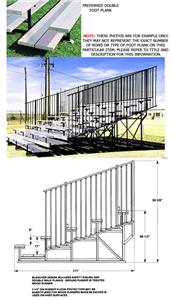Outdoor Bleachers 5 ROW No-Elevated  No Aisles