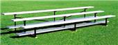Bleachers 2 ROW Non-Elev Low Rise No Aisles