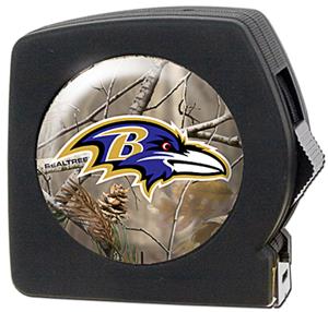 NFL Baltimore Ravens 25' RealTree Tape Measure