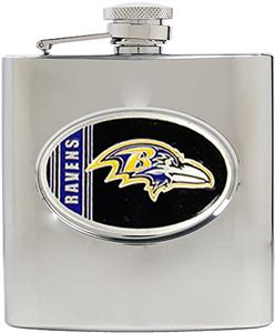 NFL Baltimore Ravens 6oz Stainless Steel Flask