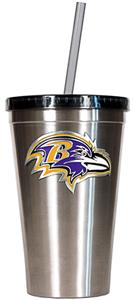 NFL Baltimore Ravens 16oz Tumbler with Straw