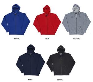 J America Full Zip Hooded Sweatshirt