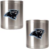 NFL Carolina Panthers Stainless Steel Can Holders