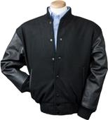 Burk's Bay Wool & Leather Varsity Jacket Burk's Bay Wool & Leather Varsity Jacket