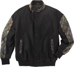 Burk's Bay Wool & Leather Mossy Oak Jacket