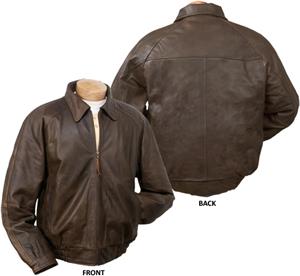 Burk's Bay Distressed Classic Leather Jacket
