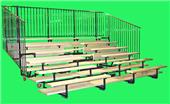 Folding Bleachers 5 Row No Aisles S.A.T.