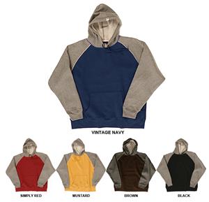 JAmerica Vintage Contrast Sleeves & Piping Hoodies