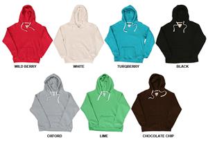 J America Womens Sydney Brushed Hooded Sweatshirt