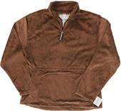 J America Womens Chloe Shag 1/4 Zip Pullover