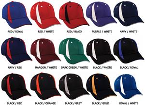Bamboo Charcoal Cap with Contrasting Inserts