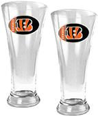 NFL Cincinnati Bengals 2 Piece Pilsner Glass Set
