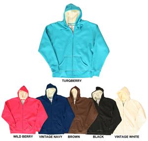 JAmerica Thermal Full Zip Hoodies w/ Sherpa Lining
