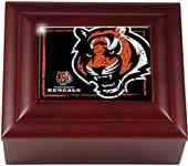 NFL Cincinnati Bengals Mahogany Keepsake Box