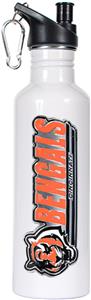 NFL Cincinnati Bengal White Stainless Water Bottle