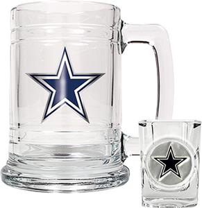 NFL Dallas Cowboys Boilermaker Gift Set