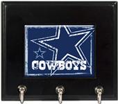 NFL Dallas Cowboys Wood Keyhook Rack