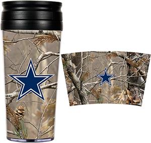 NFL Dallas Cowboys 16oz Realtree Travel Tumbler