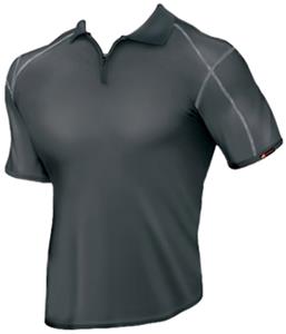 WSI Sports Unisex Microtech Zipper Spyder Polo