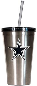 NFL Dallas Cowboys 16oz Tumbler with Straw
