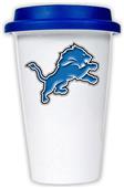 NFL Detroit Lions Ceramic Cup with Blue Lid
