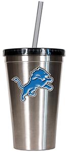 NFL Detroit Lions 16oz Tumbler with Straw