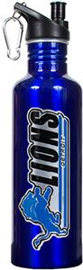NFL Detroit Lions Blue Stainless Water Bottle