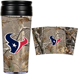 NFL Houston Texans 16oz Realtree Travel Tumbler
