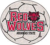 Fan Mats Arkansas State University Soccer Ball Mat Fan Mats Arkansas State University Soccer Ball Mat